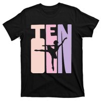 10th Birthday Gift Ballet Dancer 10 Years Old Ballerina T-Shirt