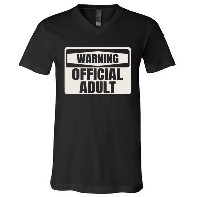 18th Birthday Gifts For Or Officially An Adult V-Neck T-Shirt