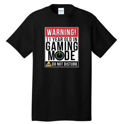 11th Birthday Gift For Boys Girls 11 Year Old Gamers Tall T-Shirt