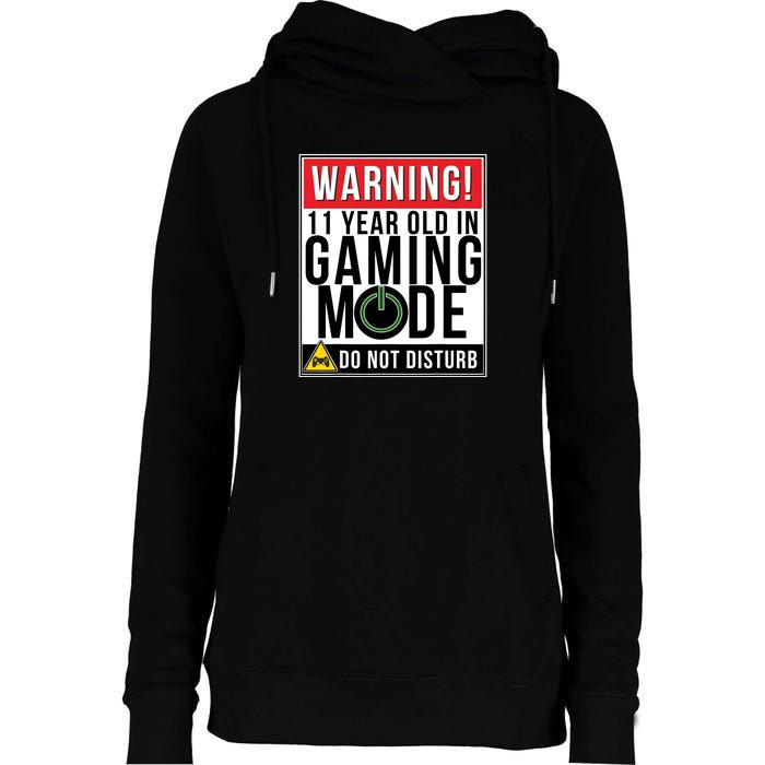 11th Birthday Gift For Boys Girls 11 Year Old Gamers Womens Funnel Neck Pullover Hood