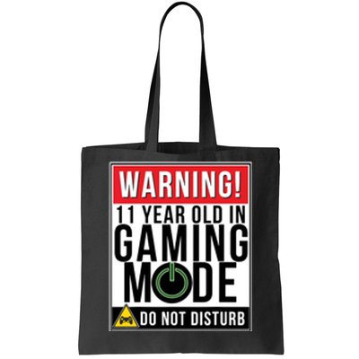 11th Birthday Gift For Boys Girls 11 Year Old Gamers Tote Bag