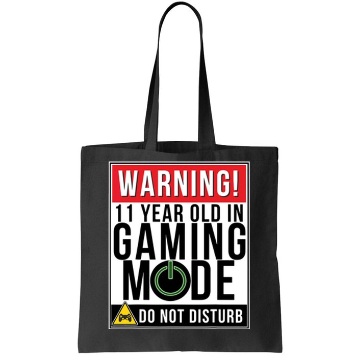 11th Birthday Gift For Boys Girls 11 Year Old Gamers Tote Bag