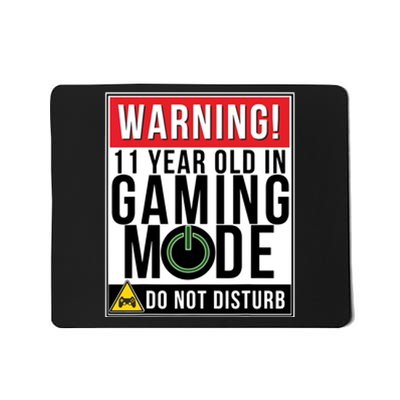 11th Birthday Gift For Boys Girls 11 Year Old Gamers Mousepad