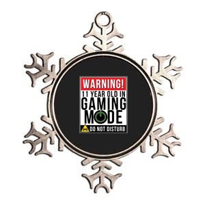 11th Birthday Gift For Boys Girls 11 Year Old Gamers Metallic Star Ornament