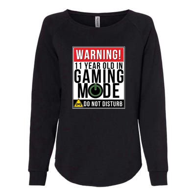 11th Birthday Gift For Boys Girls 11 Year Old Gamers Womens California Wash Sweatshirt