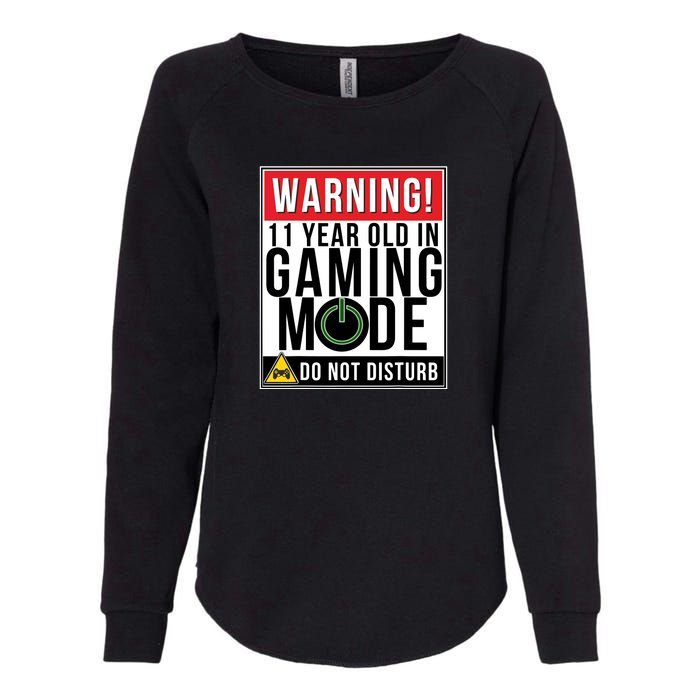 11th Birthday Gift For Boys Girls 11 Year Old Gamers Womens California Wash Sweatshirt