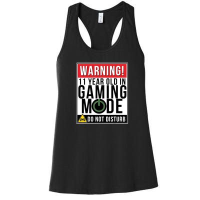 11th Birthday Gift For Boys Girls 11 Year Old Gamers Women's Racerback Tank