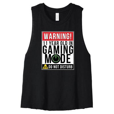 11th Birthday Gift For Boys Girls 11 Year Old Gamers Women's Racerback Cropped Tank