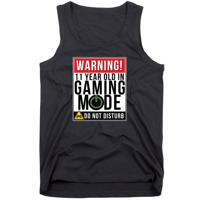 11th Birthday Gift For Boys Girls 11 Year Old Gamers Tank Top