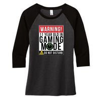 11th Birthday Gift For Boys Girls 11 Year Old Gamers Women's Tri-Blend 3/4-Sleeve Raglan Shirt