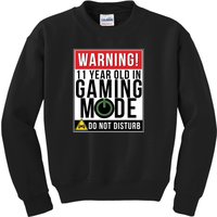 11th Birthday Gift For Boys Girls 11 Year Old Gamers Kids Sweatshirt