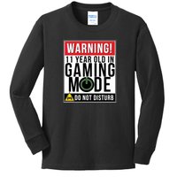 11th Birthday Gift For Boys Girls 11 Year Old Gamers Kids Long Sleeve Shirt