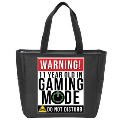 11th Birthday Gift For Boys Girls 11 Year Old Gamers Zip Tote Bag