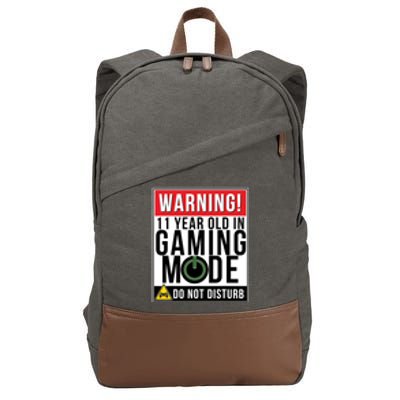 11th Birthday Gift For Boys Girls 11 Year Old Gamers Cotton Canvas Backpack