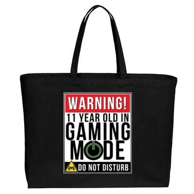 11th Birthday Gift For Boys Girls 11 Year Old Gamers Cotton Canvas Jumbo Tote