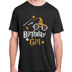 10th Birthday Girl Wizard Magic Bday To Celebrate Wizards Adult ChromaSoft Performance T-Shirt