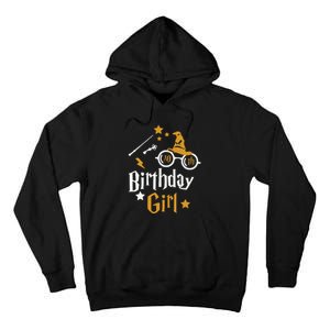 10th Birthday Girl Wizard Magic Bday To Celebrate Wizards Tall Hoodie