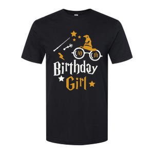 10th Birthday Girl Wizard Magic Bday To Celebrate Wizards Softstyle CVC T-Shirt