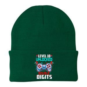 10th Birthday Gift For Boys Double Digits 10 Year Old Gifts Gamer Gift Knit Cap Winter Beanie