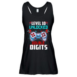 10th Birthday Gift For Boys Double Digits 10 Year Old Gifts Gamer Gift Ladies Essential Flowy Tank