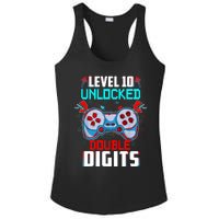 10th Birthday Gift For Boys Double Digits 10 Year Old Gifts Gamer Gift Ladies PosiCharge Competitor Racerback Tank