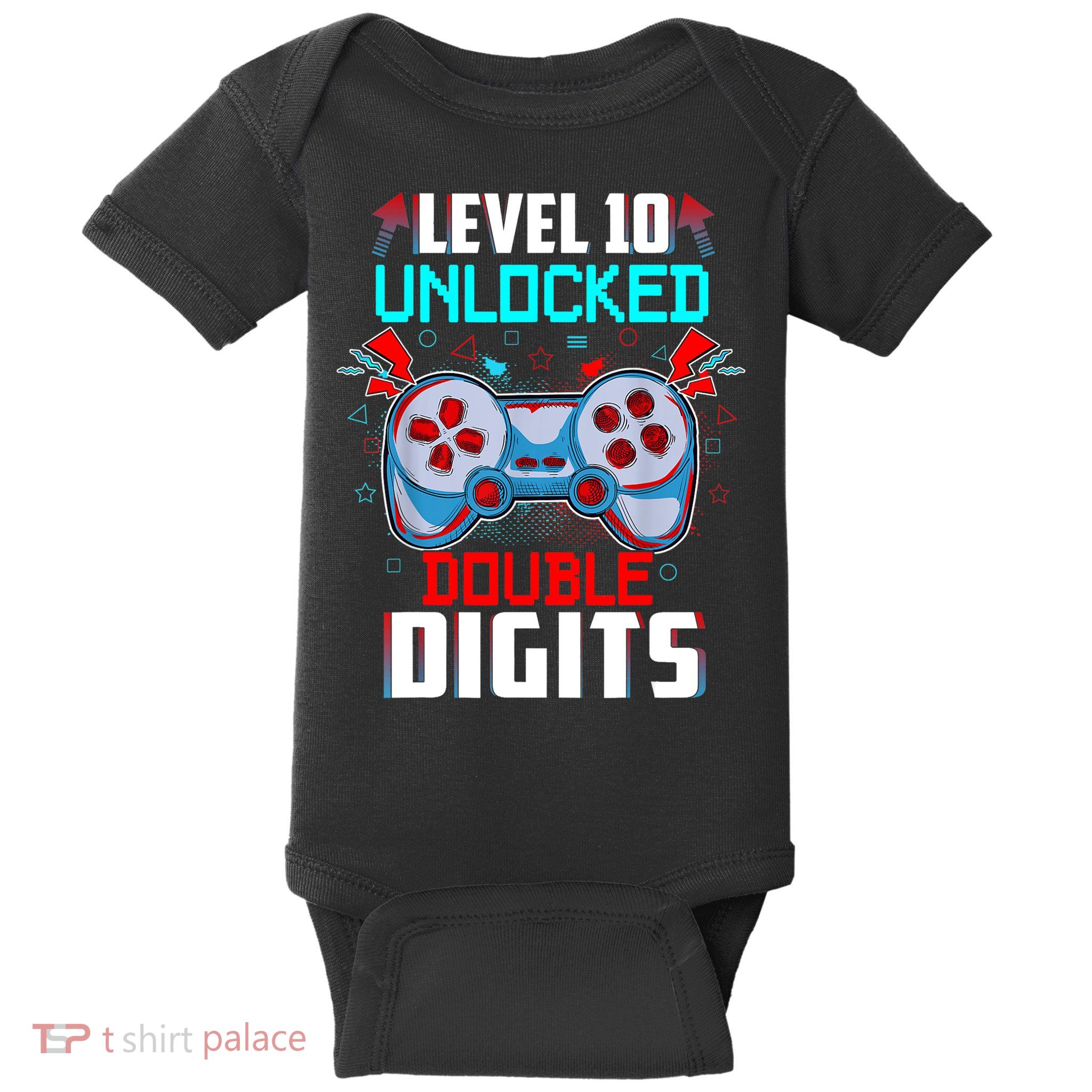 10th Birthday Gift For Boys Double Digits 10 Year Old Gifts Gamer Gift Baby Bodysuit