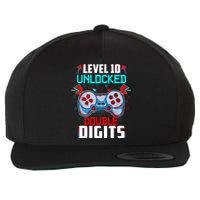 10th Birthday Gift For Boys Double Digits 10 Year Old Gifts Gamer Gift Wool Snapback Cap