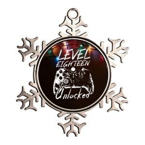 18th Birthday Gift 18 Year Old Gifts 18th Birthday Metallic Star Ornament