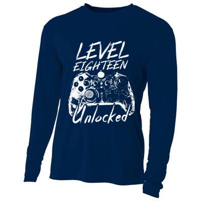 18th Birthday Gift 18 Year Old Gifts 18th Birthday Cooling Performance Long Sleeve Crew