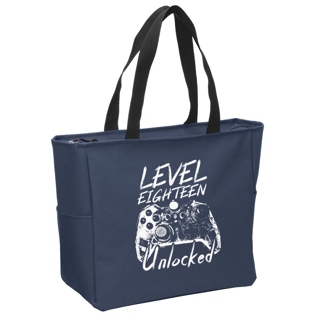 18th Birthday Gift 18 Year Old Gifts 18th Birthday Zip Tote Bag