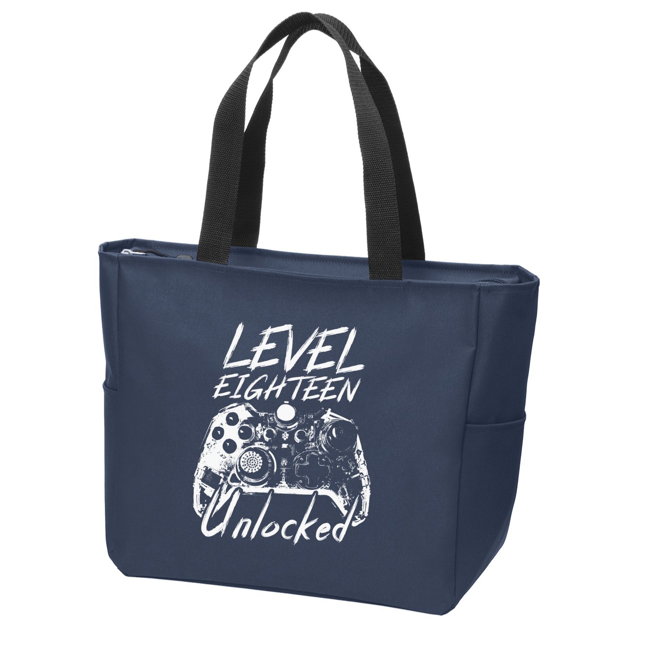 18th Birthday Gift 18 Year Old Gifts 18th Birthday Zip Tote Bag