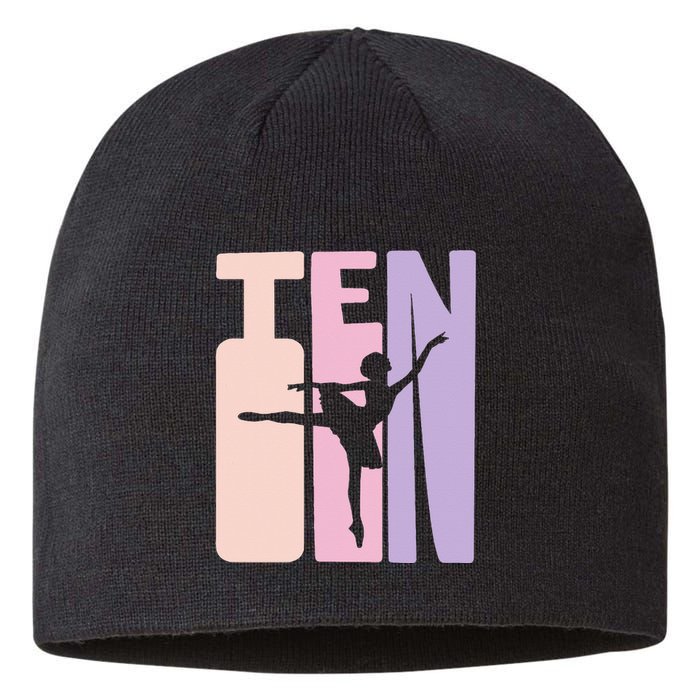 10th Birthday Gift Ballet Dancer 10 Years Old Ballerina Sustainable Beanie