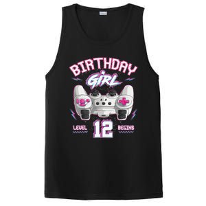 12Th Birthday  Gamer Level 12 Begins Video Games Girls PosiCharge Competitor Tank