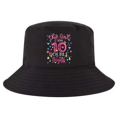 10th Birthday Gift This Is Now 10 Double Digits Cool Comfort Performance Bucket Hat