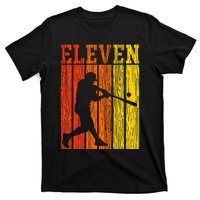 11th Birthday Gift Eleven Vintage Baseball 11 Year Old T-Shirt