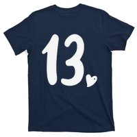 13th Birthday Heart T-Shirt