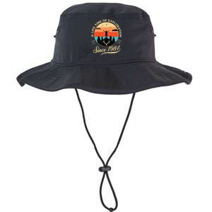 1984 Birthday Hiking Adventure Camping Outdoors 40th Legacy Cool Fit Booney Bucket Hat