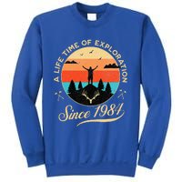 1984 Birthday Hiking Adventure Camping Outdoors 40th Sweatshirt