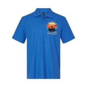 1984 Birthday Hiking Adventure Camping Outdoors 40th Softstyle Adult Sport Polo