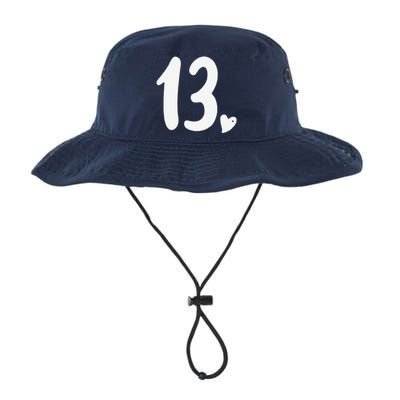 13th Birthday Heart Legacy Cool Fit Booney Bucket Hat