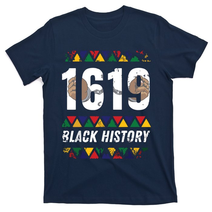 1619 Black History Month African American Pride Celebration T-Shirt