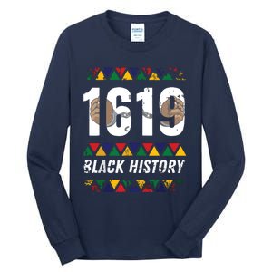 1619 Black History Month African American Pride Celebration Tall Long Sleeve T-Shirt