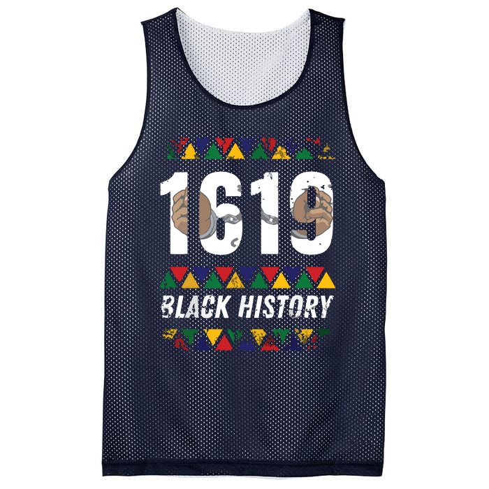 1619 Black History Month African American Pride Celebration Mesh Reversible Basketball Jersey Tank