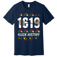 1619 Black History Month African American Pride Celebration Premium T-Shirt