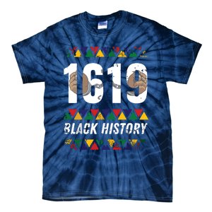 1619 Black History Month African American Pride Celebration Tie-Dye T-Shirt