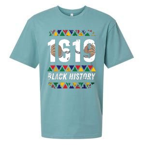 1619 Black History Month African American Pride Celebration Sueded Cloud Jersey T-Shirt