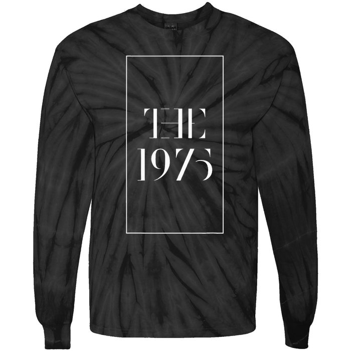 1975 black indie rock fun cool popular band Tie-Dye Long Sleeve Shirt