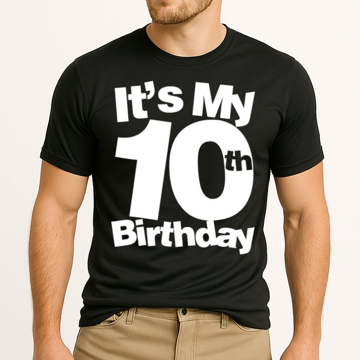 10th Birthday It's My 10th Birthday 10 Year Old Birthday TShirt Cooling Performance Crew T-Shirt