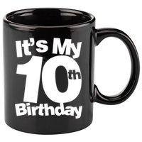 10th Birthday It's My 10th Birthday 10 Year Old Birthday TShirt 11oz C Handle Ceramic Mug