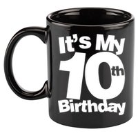10th Birthday It's My 10th Birthday 10 Year Old Birthday TShirt 11oz C Handle Ceramic Mug
